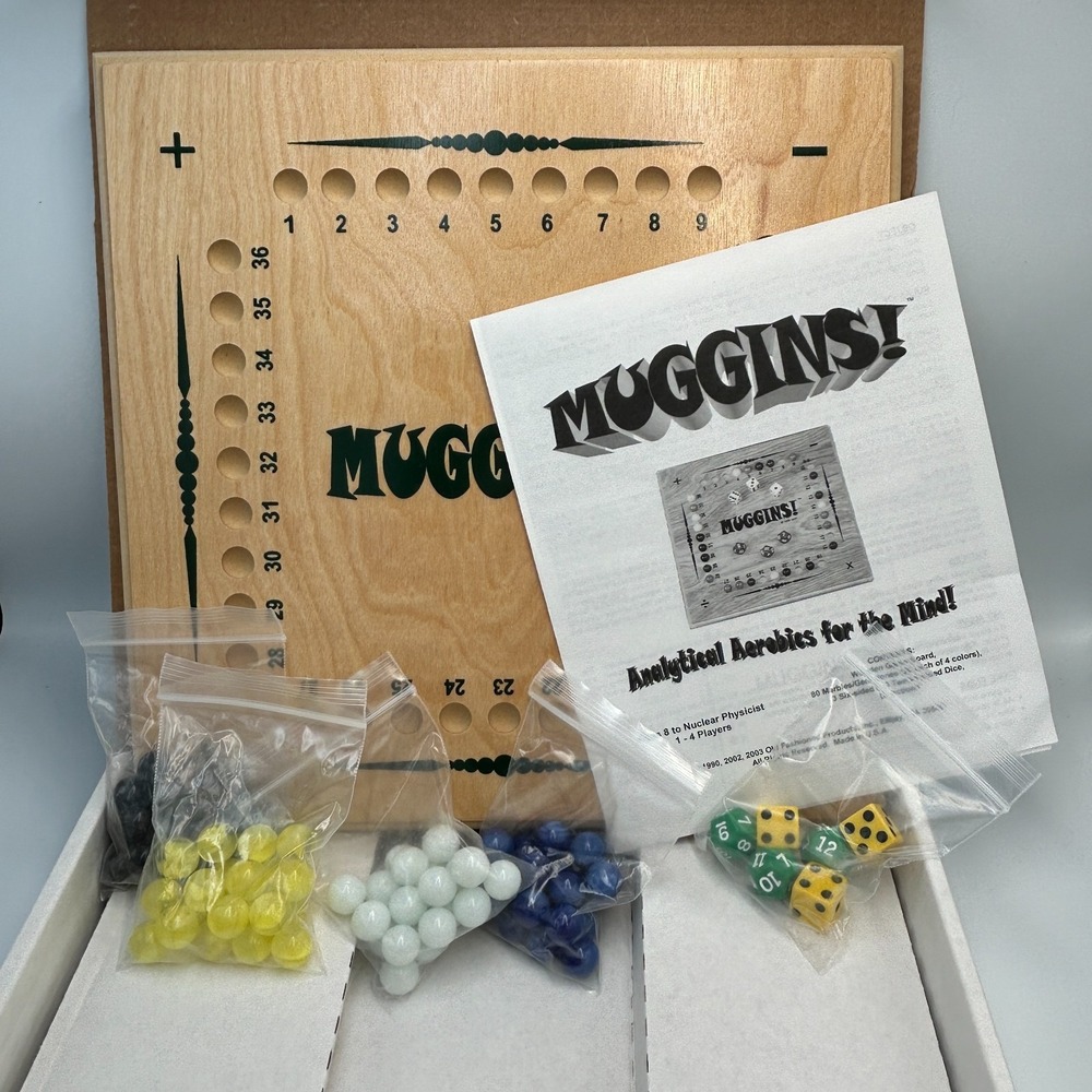 Muggins Knock-Out Math‎ Game Mensa Analytical Aerobics Critical Thinking Skills